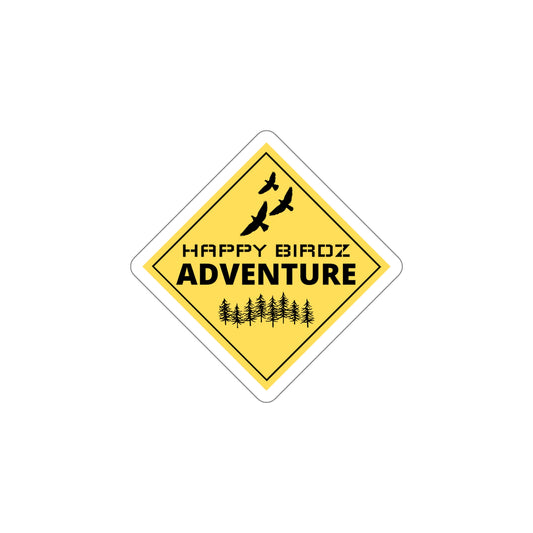 Happy Birdz Adventure Sign Sticker