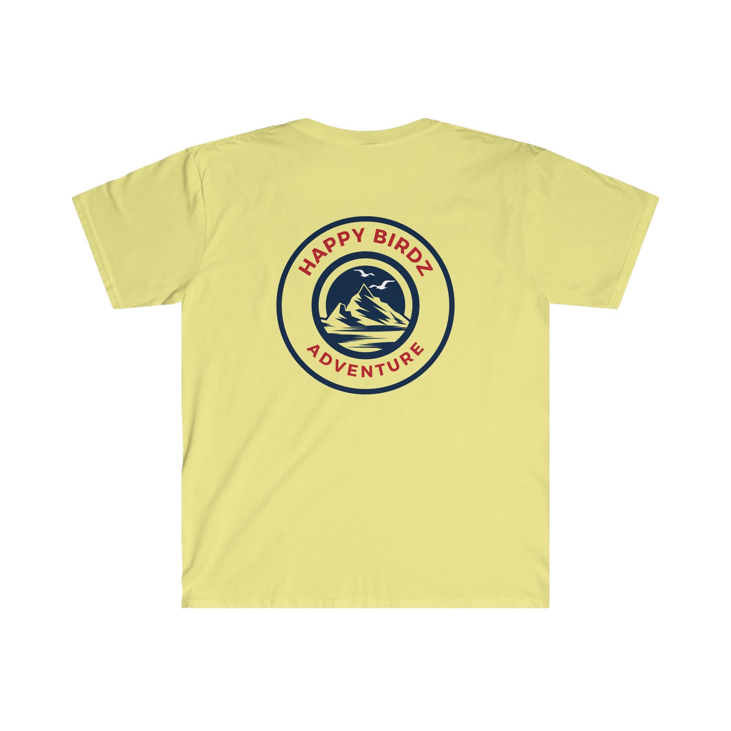 Happy Birdz Adventure Euro Fit Unisex Softstyle T-Shirt