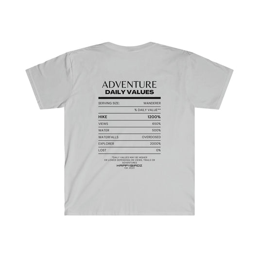 Adventure Daily Values Euro Fit Unisex Softstyle T-Shirt