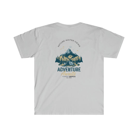 Adventure Awaits Euro Fit Unisex Softstyle T-Shirt